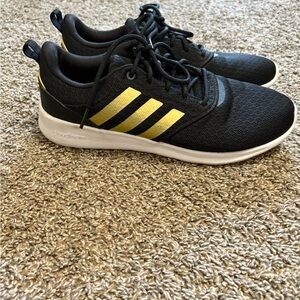 adidas Black and Yellow Women's Sneakers